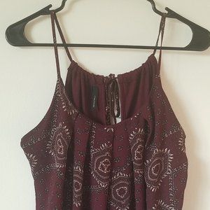 Burgundy Tank Top